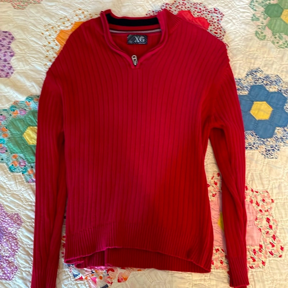 Quarter zip sweater